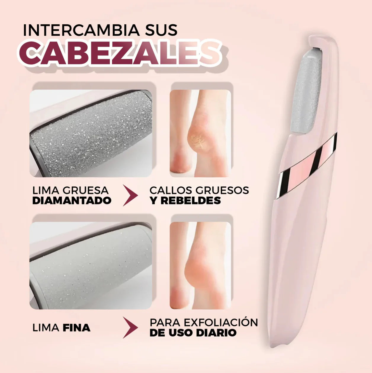 Lima de Pies Eléctrica Profesional | OptiStore™