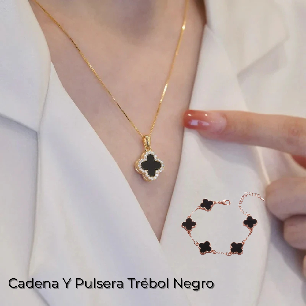 Colgante Y Pulsera Trébol®