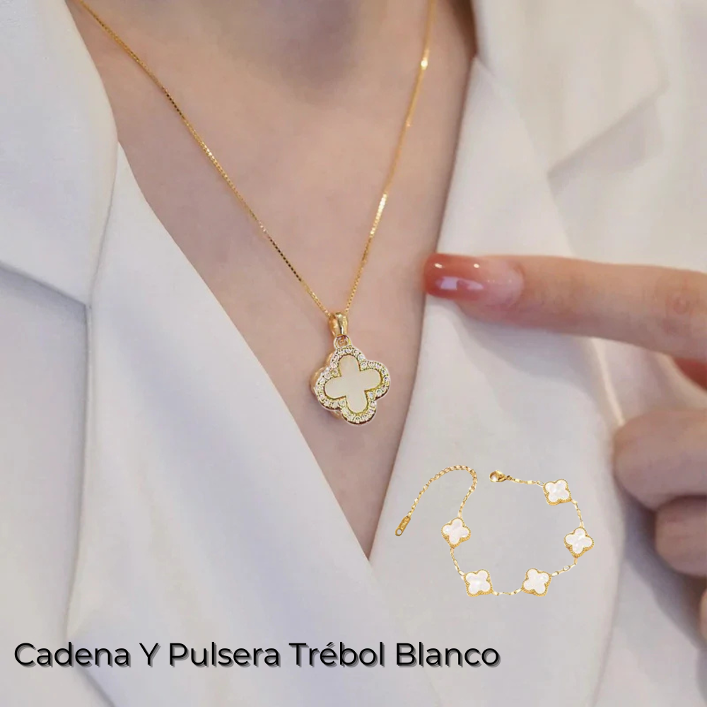Colgante Y Pulsera Trébol®