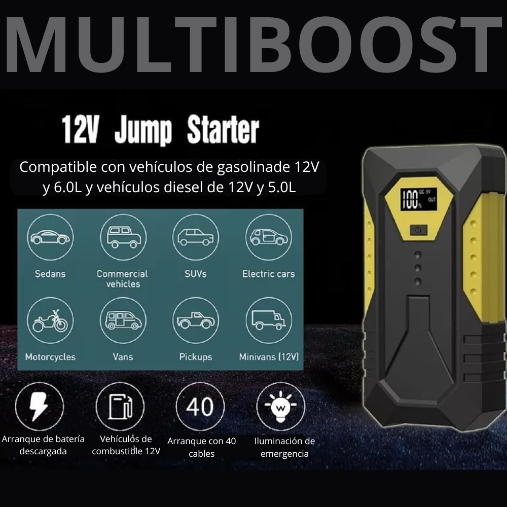 Arrancador de batería- MULTIBOOST™